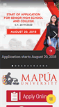 Mobile Screenshot of mapua.edu.ph